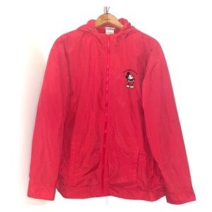 VINTAGE Mickey Mouse Embroidered Raincoat